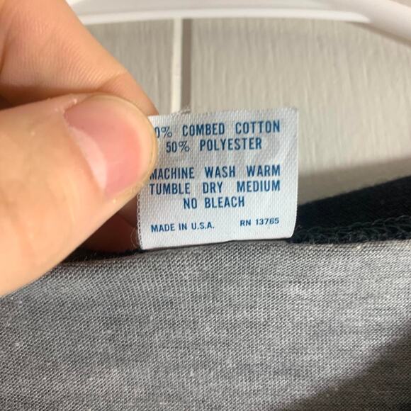 vintage 1982 SCORPIONS Band Blackout Tour double sided 3/4 sleeve tee shirt L - Picture 6 of 8